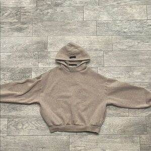 Men's Oatmeal Essential High Neck Sweater